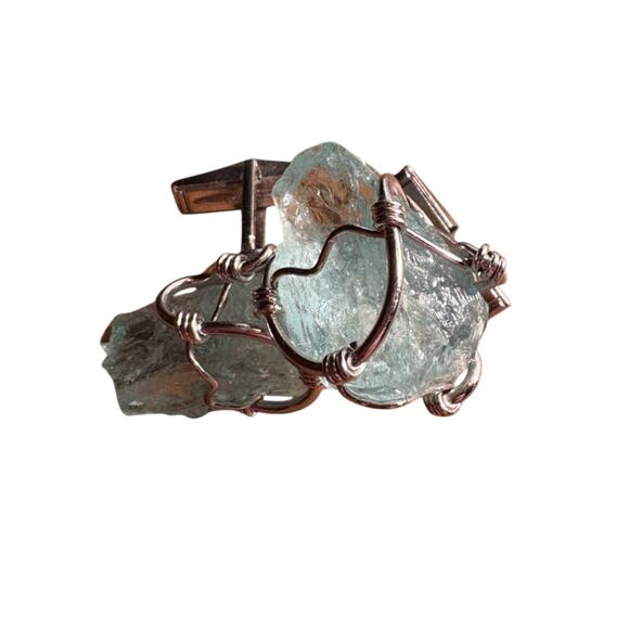 Sterling Silver Quartz Cufflinks - Shin Brothers - Picture 9 of 10